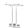 AZAKBL POP Adjustable Floor Convenient To Easy Assembly Advertising Stand Stand, Length, Stand, Carry, Storage, Type, (2 Pieces)