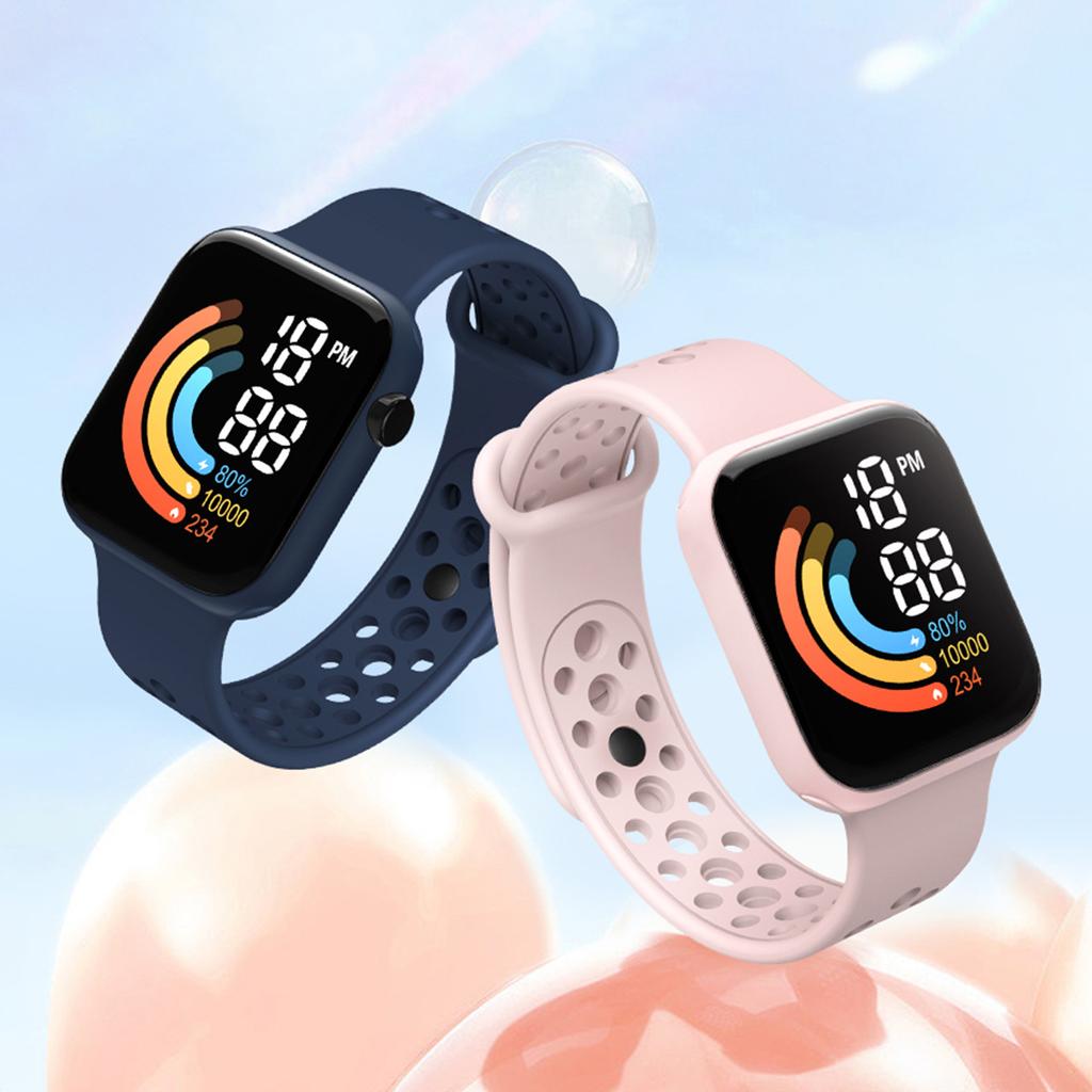 Детские цифровые часы, электронные часы для мальчиков и девочек, студентов, цифровые наручные часы