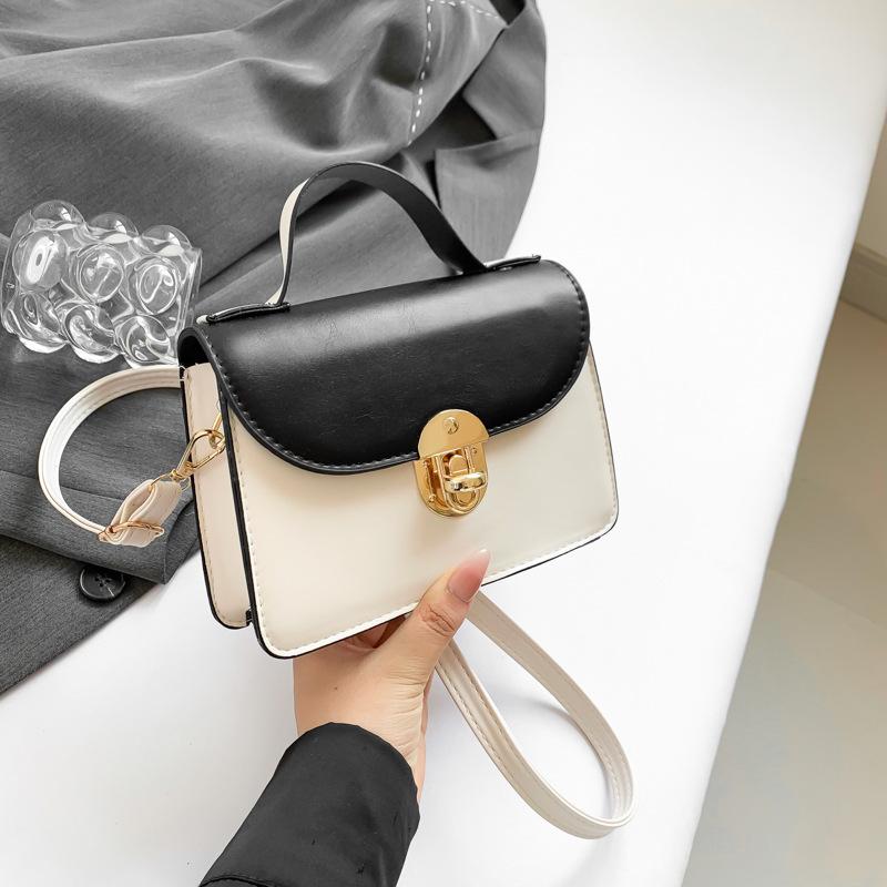 Small Fresh and Simple Small Bag Summer New Fashion Small Square Bag Fashionable Retro Crossbody Bag Shoulder Bag Women