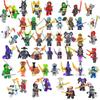 Set Of 48 Ninja Vs. Basilisk Horde Ninjas Figures Building Blocks Kids Toys 5cm