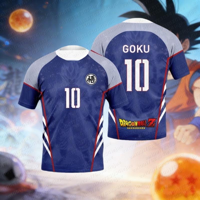 Летняя Мужская Футбольная Майка Косплей Dragon Ball Goku Vegeta 2026