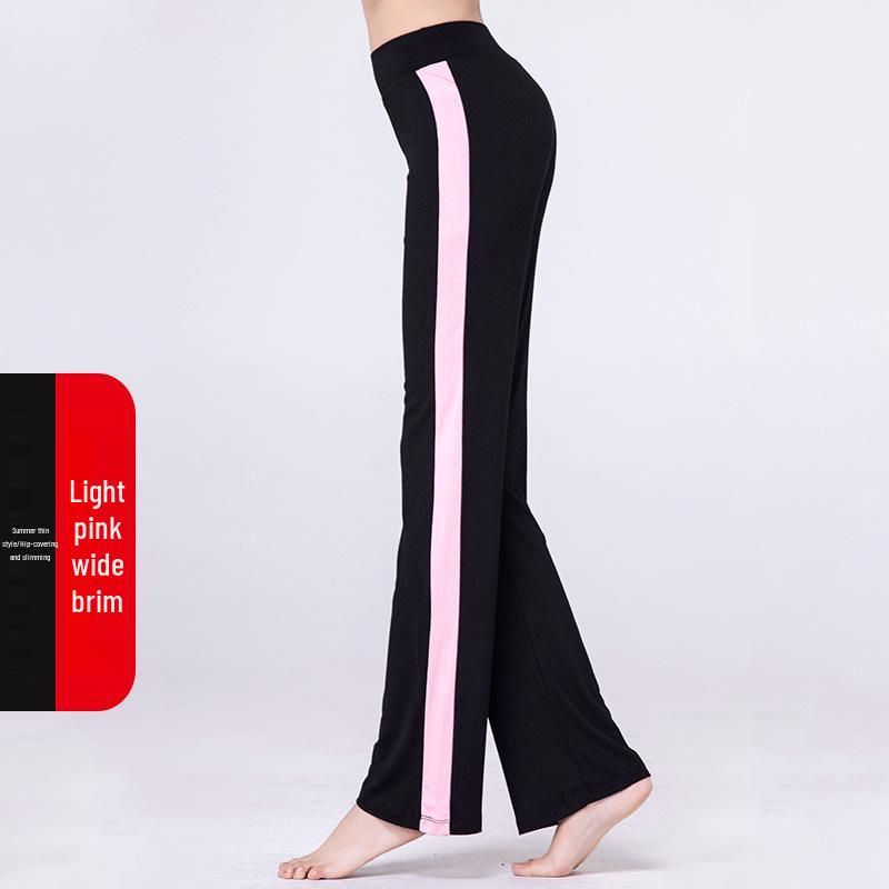 Женские летние модальные брюки для танцев прямого кроя - Облегающая фитнес-форма для шаффл-танцев и аэробики