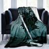 Одеяло с художественным принтом в виде холодного оружия, фланелевое мягкое плюшевое одеяло для дивана-кровати Gedruckt Bettdecke, диван Geschenk, дропшоппинг