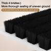 Windproof Dustproof Door Bottom Seal Strip Under Door Draft Stopper  Door Thickness 3.5-5cm