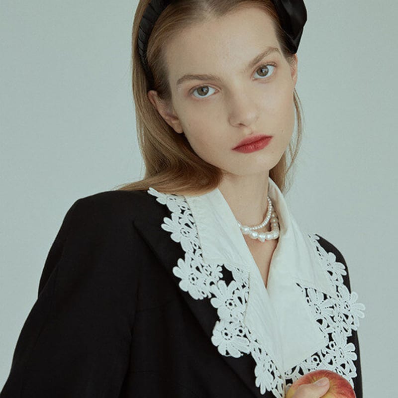 Повязка на голову из двойной атласной ленты Elizabeth Moments