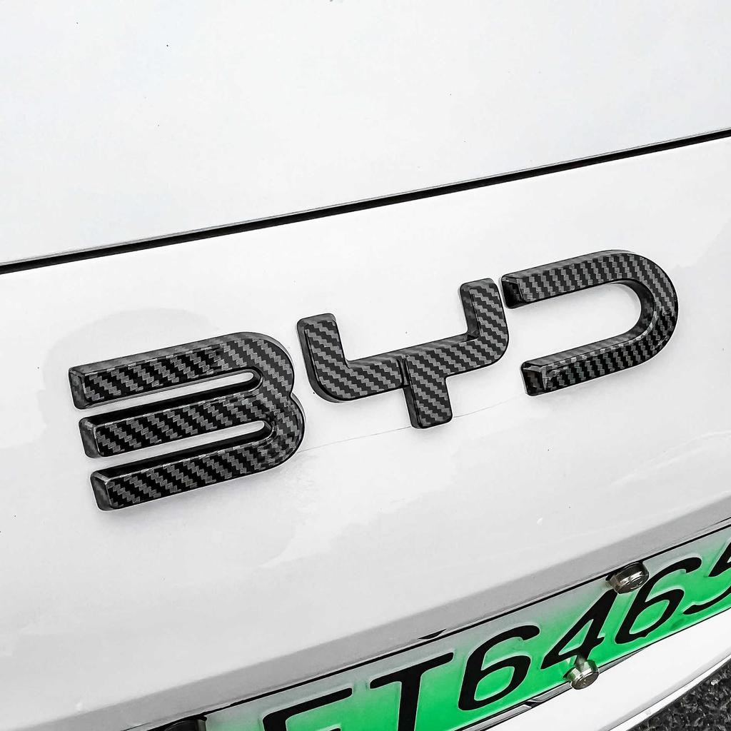 Для BYD Seal 06 DMI Seal 06 EV Модификация Переднего Эмблемы Автомобиля Черный Воин Значок Автомобиля Стили Покрытия Логотип из Углеродного Волокна