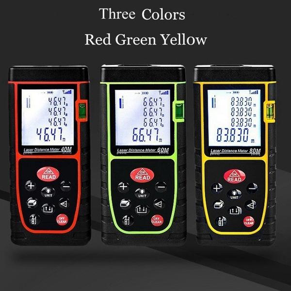 Portable Infrared Laser Measuring Instrument Electronic Measuring Tape Compact Laser Distance Measure Accurate Measurement Tool