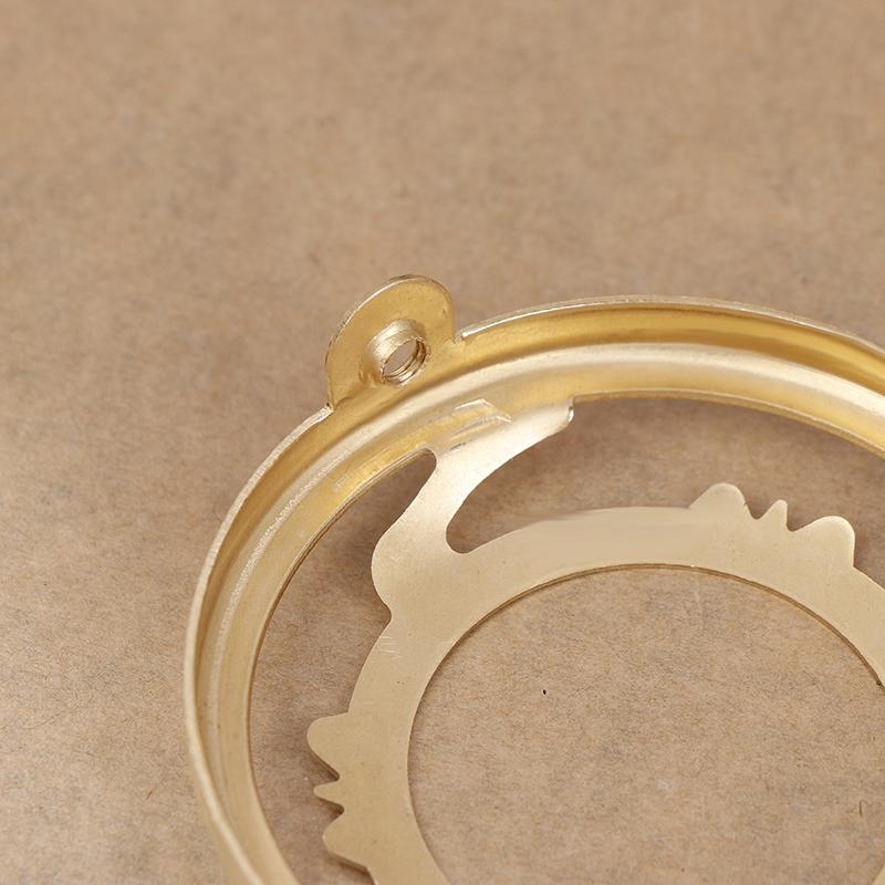 1 шт. патрон для лампы из латуни с тремя отверстиями, кольцо E27 E14, винтовой абажур, фиксированное кольцо, держатель абажура и разъем