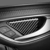 Carbon Fiber Interor Door Handle Bowl Cover Trim For Mercedes Benz C Class W205