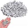 100pcs Steel Aluminum Rivet Nuts Kit Threaded Rivet Nut Inserts Rivet Nut Nutters M4 M5 M6 M8 Mixed Kit Set Repairing Tools