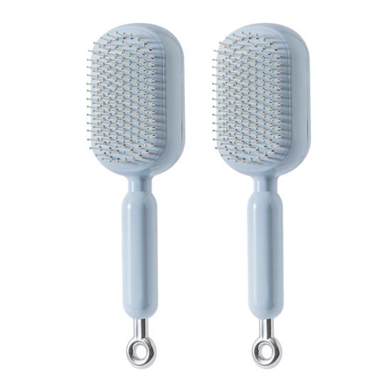 Yousheng 1/2/3Pcs Retractable Hair Brush Self-Cleaning Scalp Massage Anti-static Air Cushion Comb Portable Travel Men Women Hair Detangling Styling