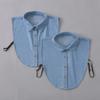 Denim Fake Collar Model, Sweater Decoration Collar, Men'S And Women'S Versatile Lapel Collar, Fake Collar.
