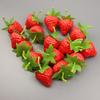 Simulated Strawberry Model Beautiful High Simulation Plastic Fake Strawberry Model Fake Simulated Strawberry Model Simulated Strawberry Model