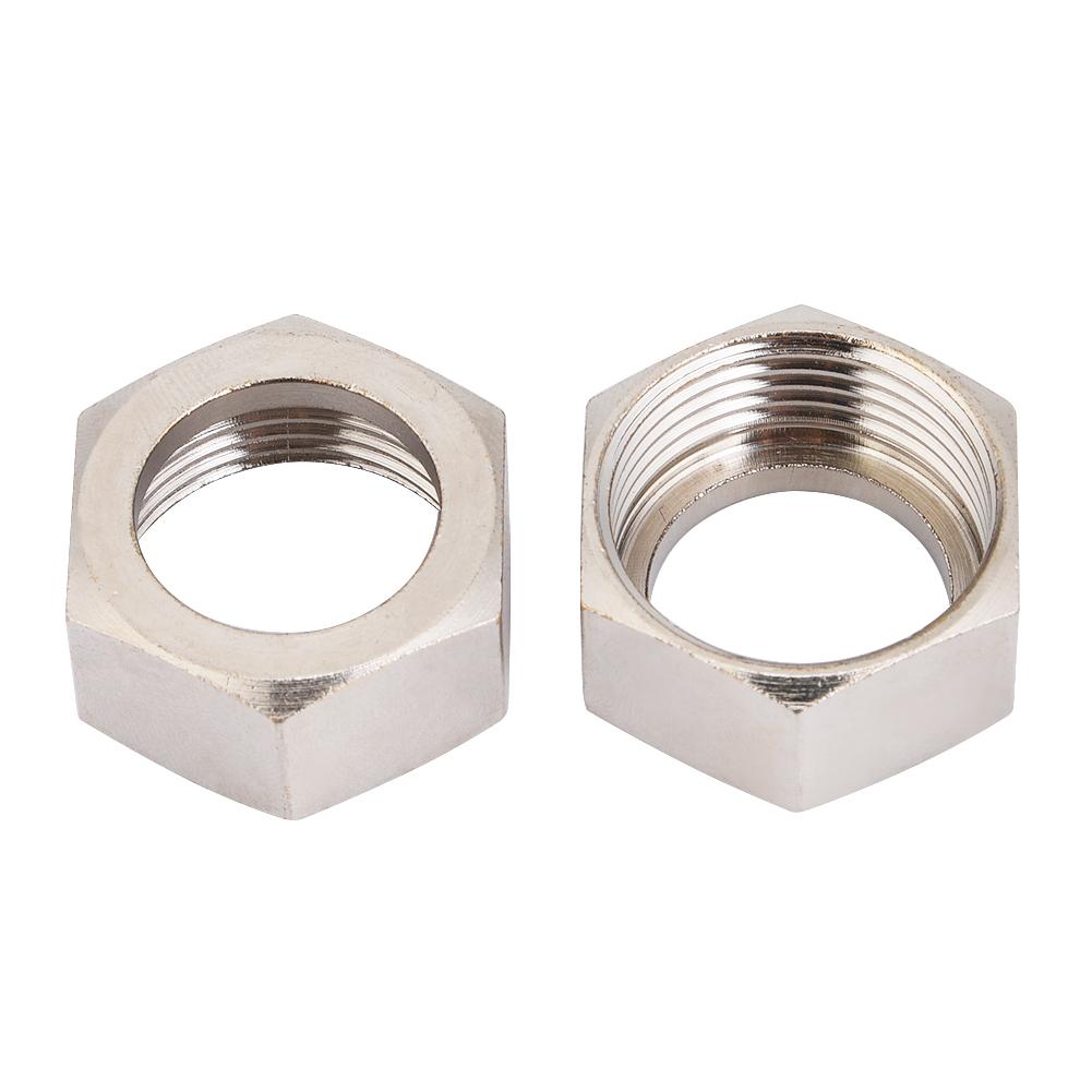 4pcs Bellows 3/4inch 3/4" Hex Nuts for Water Heater Corrugated Hose 20mm 4pcs Copper Plating