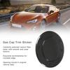 Akozon Fuel Tank Door Sticker, Carbon Fiber Style ABS Fuel Tank Cover Trim Gas Cap Sticker for GT86 ZN6 ZC6 2012-2020