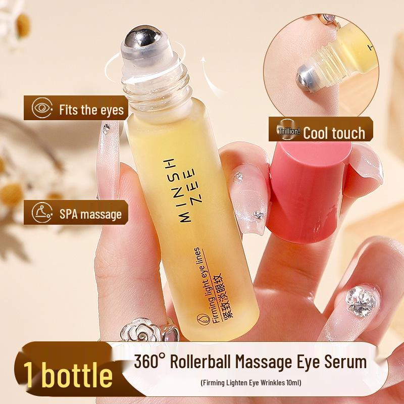 Mingxi Zhi Eye Serum: Firming Oil To Lighten Dark Circles, Eye Bags & Lines with Lifting Massage Rollerball.