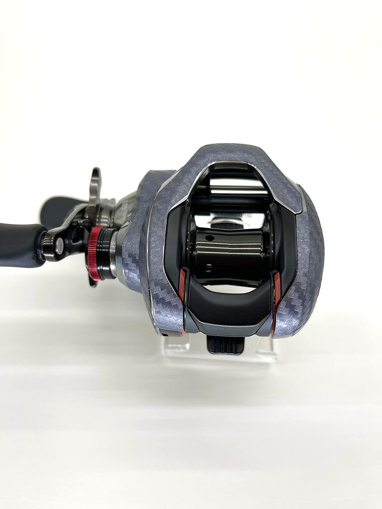 CUSTOM YOROI 21 Scorpion DC Custom Scratch for Baitcasting Reels SEAT.JP Decal, Resistant, (Silver, Left-Handed)