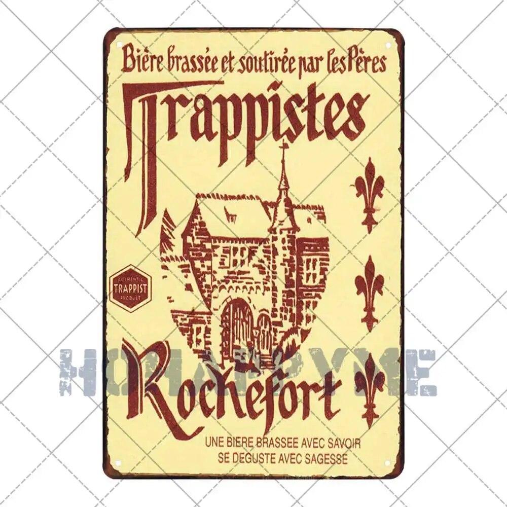 Belgian Beer Vintage Metal Tin Painting Signs Poster Plates Decoration Bar Pub Club Cafe Wall Iron Stickers Retro Plaque 20x30cm