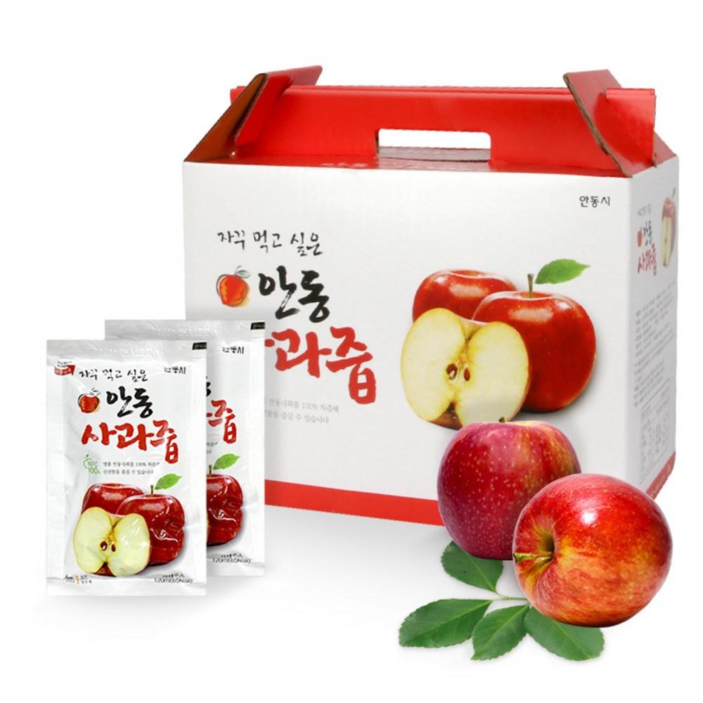 Andong Apple Juice, Low-Temperature Pasteurized, No Additives, 100% Apple Extract, 100ml, 30 Packs. Andong Apple Juice You'll Want to Keep Drinking.