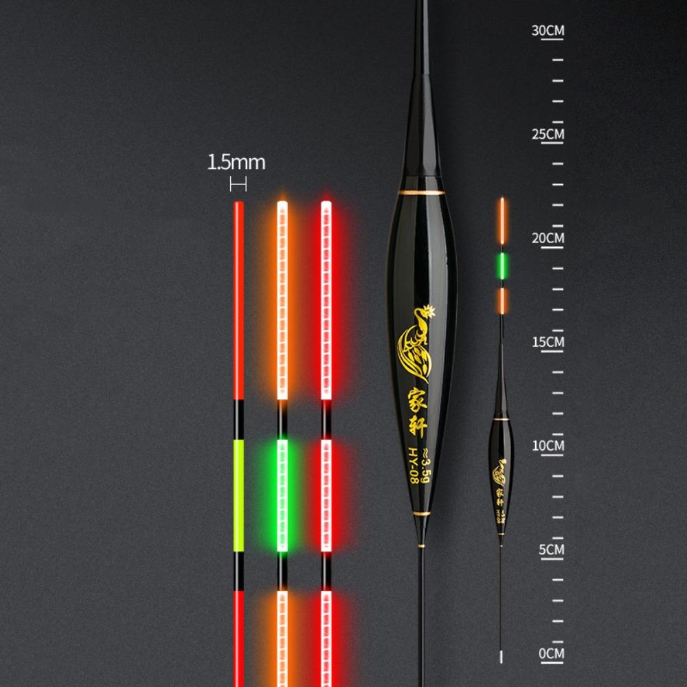 Long Tail Electronic Fishing Float 2 Light Rock Fishing Floats New Light Float  Night Fishing