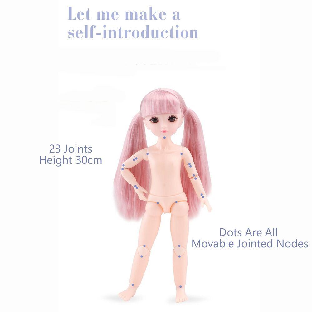 23 подвижных шарнирных куклы 30 см 23 подвижных шарнирных куклы с одеждой платьем DIY игрушечные куклы для девочек