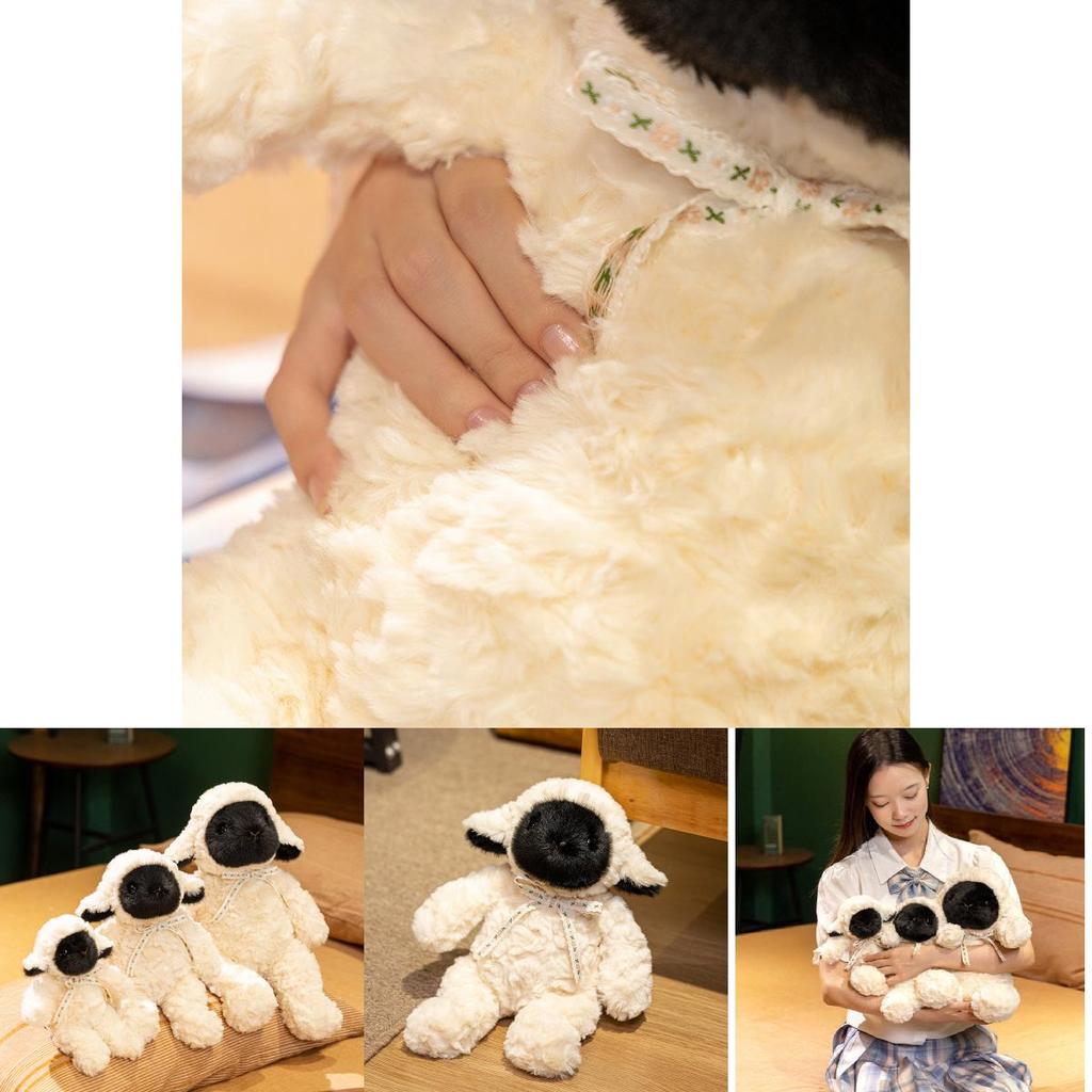 Fluffy Sheep Plushie For Kids Childrens Sleep Aid Soft Toy For Birthday Present