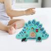 Монтессори деревянная бизиборд, игрушка, игрушка динозавр с выключателями света для детей