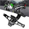 CNC Aluminum Turn Signal Light Bracket with LED Light Motorcycle License Number Plate Holder Frame