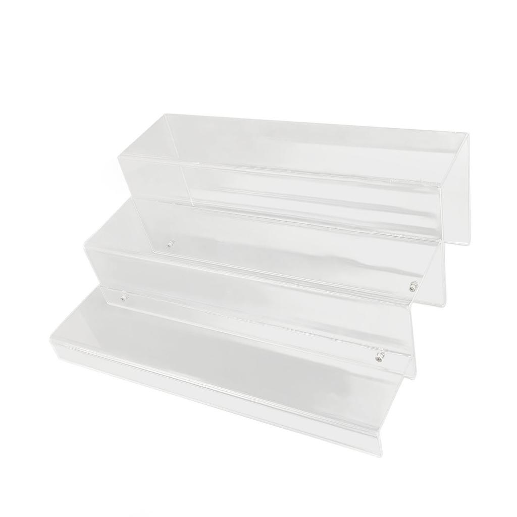 3-х уровневая стойка для бутылок из прозрачного акрила, стойка для бутылок с ликером для коллекционирования кексов