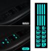 Car Styling Window Switch Luminous Stickers Night Glowing Button Fluorescent Decals For Toyota Camry Mitsubishi Benz Hyundai Kia
