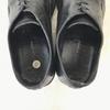 Guy Laroche Leather Plain Toe Shoes [25.5E/Black] Vintage Dress(USED)