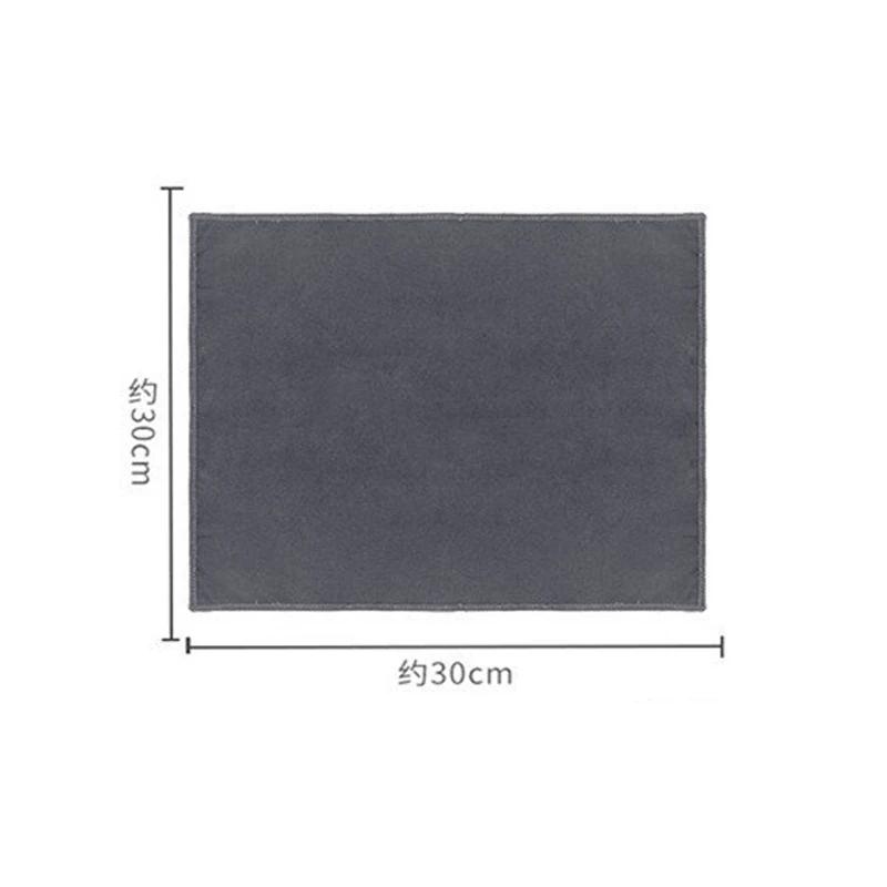 Двусторонняя салфетка для мытья автомобиля для стеклянных окон из замши и кораллового флиса, ткань для чистки и сушки автомобиля, не оставляющая водяных разводов и ворсинок, инструмент для мытья автомобиля