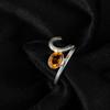 Citrine Gemstone 925 Sterling Silver Jewelry Handcrafted Ring For Wedding Ring RR-27-5
