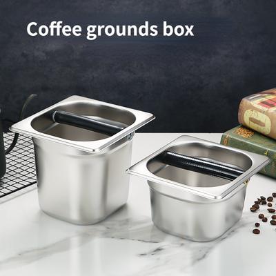 Кофемолка Knock Box Контейнер для гущи эспрессо Нескользящая кофемолка Мусорная корзина Аксессуары для кафе Бытовые кофейные инструменты