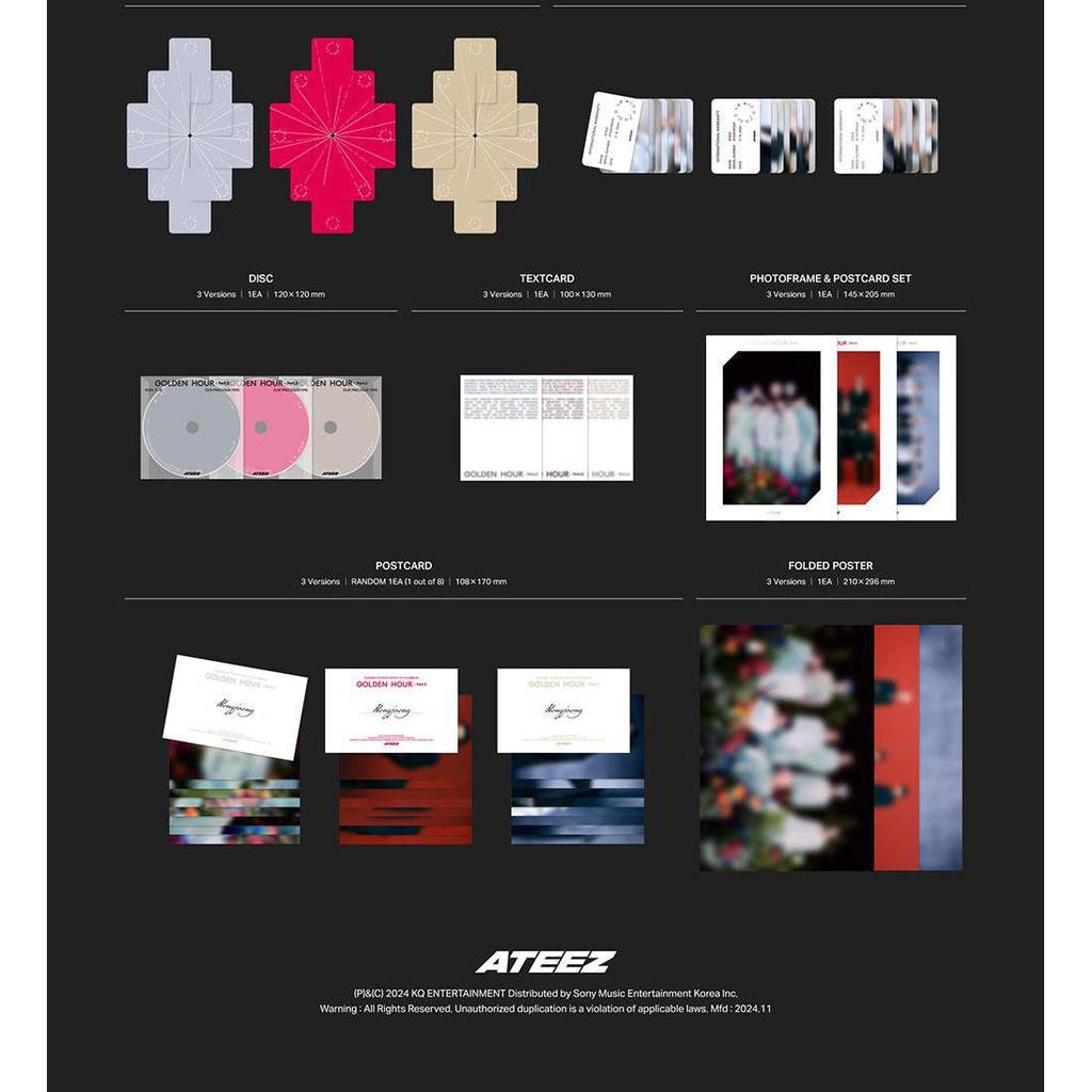 ATEEZ 11th Mini Album [GOLDEN HOUR : Part.2]