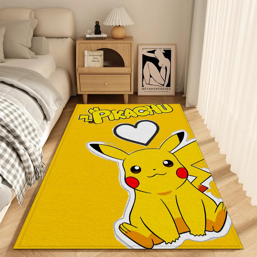 Модный коврик для прихожей Гостиная P-Pokemon Ковры Декор P-Pikachu Кухонный ковер Балкон Коврик для двери Входная дверь Напольные коврики Ванная