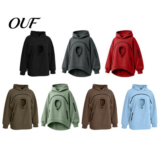 Cat Holder Pullover Women Pet Carrier Hoodie with Front Side Pockets, Solid Color Casual Hooded Dog Sweatshirt, Carrying Pouch Top for Autumn