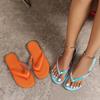 Модные цветные повседневные тапочки летние удобные серебряные золотые женские туфли пляжные домашние плоские простые женские тапочки Chanclas Mujer