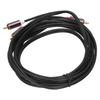Аудиокабель 2RCA папа к 2RCA папа, позолоченный, двойной для RCA-кабеля для ТВ к усилителю 3 м 9,8 фута