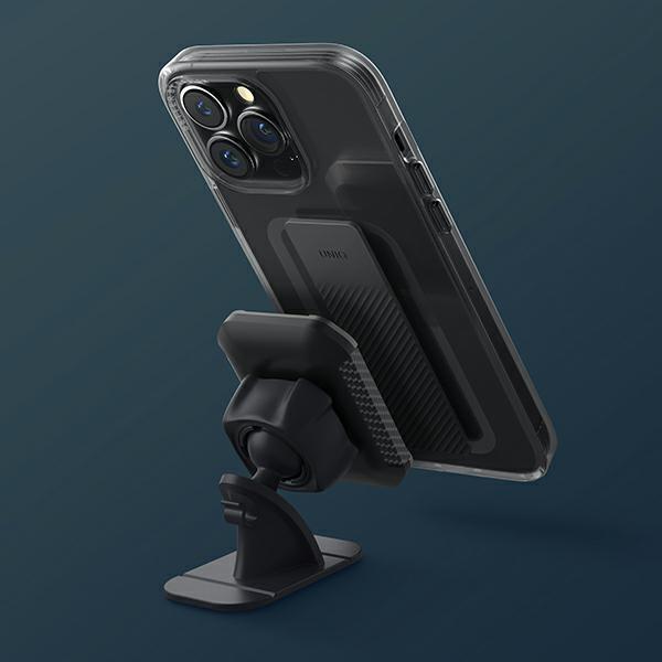 UNIQ Heldro Mount iPhone 14 Pro 6.1" case gray/vapour smoke