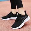 Fashion Women Casual Running Sports Shoes Fashion Breathable Knitted Mesh Sneakers Women Lightweight Gym Vulcanized Jogging Hiking Shoes