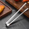 1Pcs 304 Stainless Steel Grill Tongs 7/9/12Inch BBQ Steak Clip New Food Clip  Cooking Utensils