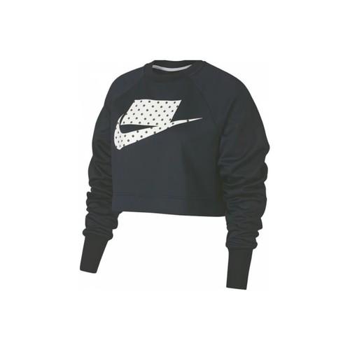 Nike Черная спортивная кофта с круглым вырезом для женщин