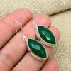 Ювелирные изделия из зеленого оникса, стерлингового серебра 925 пробы, серьги в подарок для нее