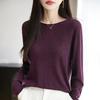 All-Season Women's 50% Wool 50% Silk Sweater | Lightweight Warm Blend Pullover | Luxury Cashmere Silk Knitwear