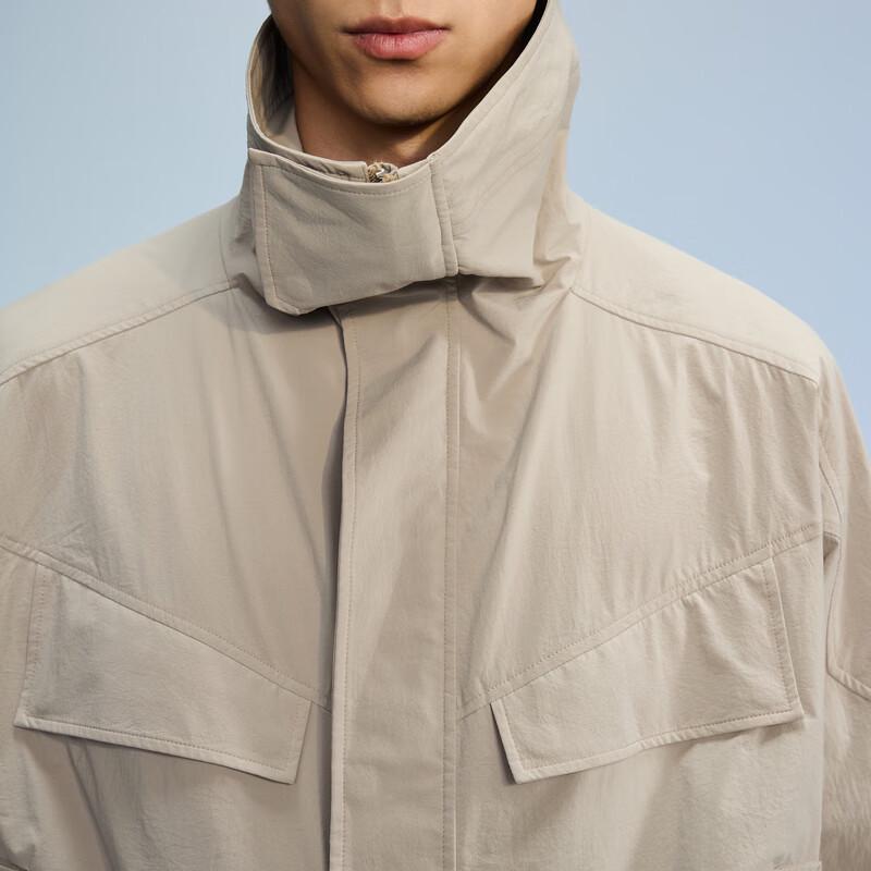 CROQUIS Men's 2024 Autumn Loose Fit Stand-Collar Jacket