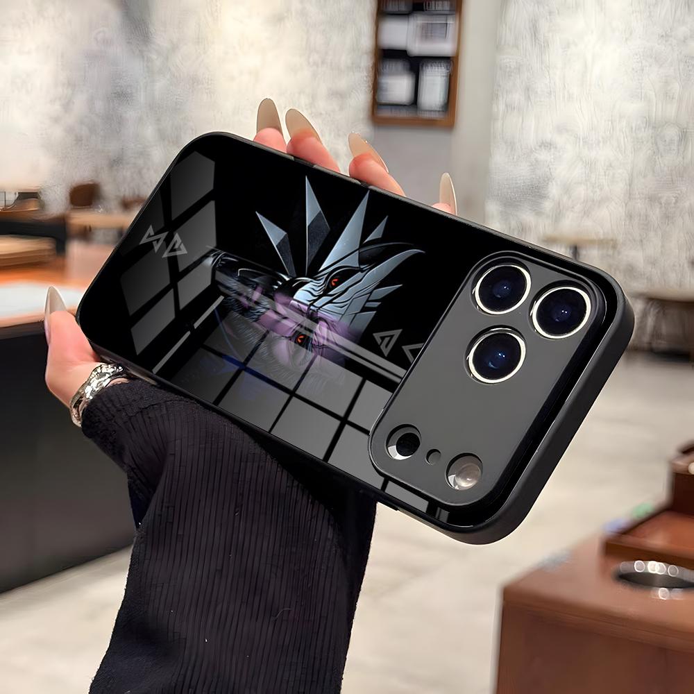 Чехол для телефона W-Witcher для iPhone 17 Pro Max 15 Pro 16 14 Plus 12 13 Mini 11 Pro Ударопрочный стеклянный чехол