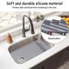 Large Silicone Sink Mat and Faucet Drain Pad 