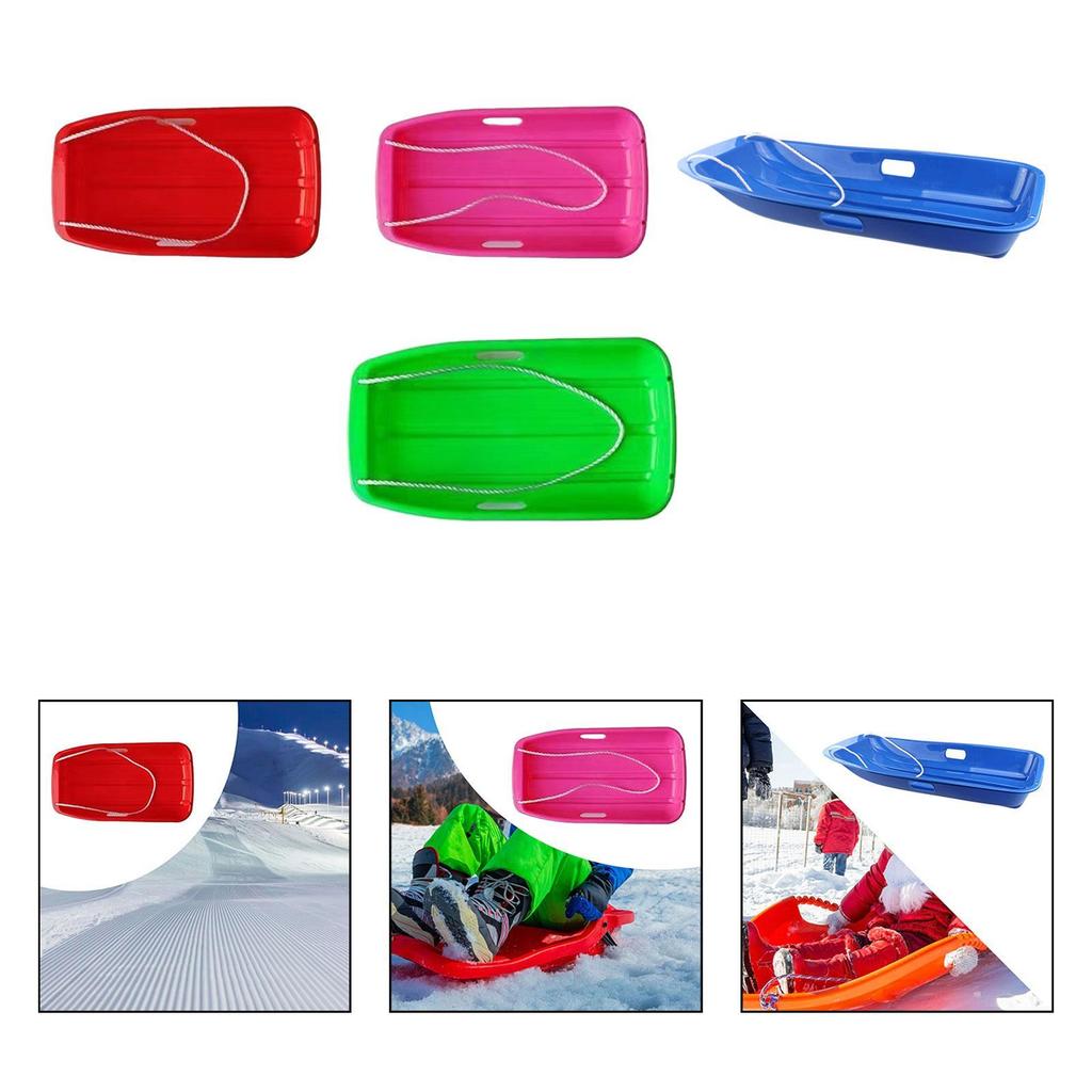 Snow Sled for Kids Accessories Multifunction Downhill Sprinter Sleds for Backyard Yard Winter Sports Sports Outdoor Sports
