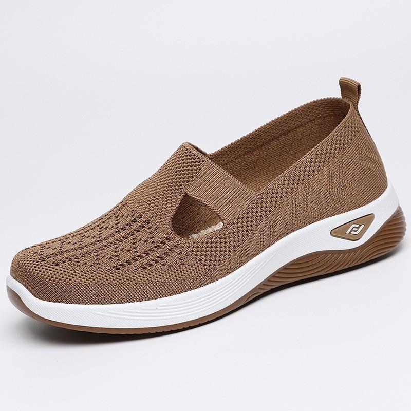 Women's Shoes Autumn Breathable and Comfortable Single Shoes Mother's Shoes Soft Soled Casual Mesh Shoes Children's Shoes